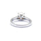 Ring 52 Ring Solitär aus Weißgold mit Perle und Diamanten 58 Facettes 130136R-160047R