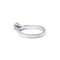 Bague 50 Solitaire - Bague en or blanc et diamant 0,30 ct 58 Facettes 150151R