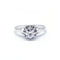Bague 46.5 Solitaire - Bague en or blanc et diamant 0,45 ct 58 Facettes 180182R