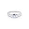 Bague 53 Solitaire - Bague en or blanc et diamant 58 Facettes 170112R