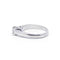 Bague 53 Solitaire - Bague en or blanc et diamant 58 Facettes 170112R