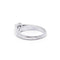 Bague 53 Solitaire - Bague en or blanc et diamant 58 Facettes 170112R