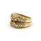 Bague 52 Bague en or jaune, rubis et diamants 58 Facettes 170128R