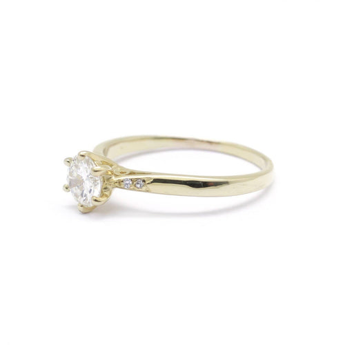 Bague 64.5 Solitaire - Bague en or jaune et diamant 1,00 ct 58 Facettes 220534R