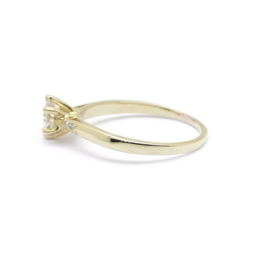 Bague 64.5 Solitaire - Bague en or jaune et diamant 1,00 ct 58 Facettes 220534R