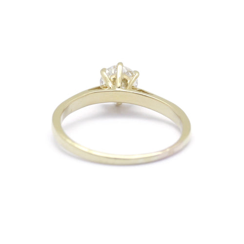 Bague 64.5 Solitaire - Bague en or jaune et diamant 1,00 ct 58 Facettes 220534R