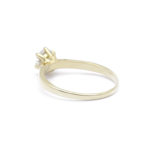 Bague 64.5 Solitaire - Bague en or jaune et diamant 1,00 ct 58 Facettes 220534R