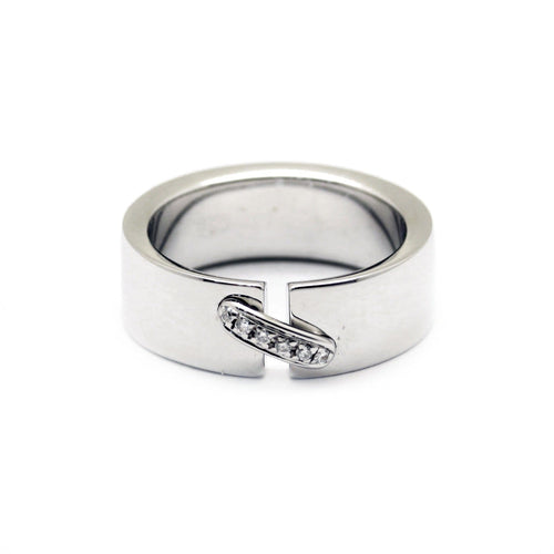 Yüzük 52 Chaumet Liens - Beyaz altın ve pırlantalı yüzük 58 Facettes 180177R