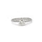 Bague 49 Bague solitaire en or blanc et diamant 58 Facettes 220531R