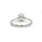 Bague 49 Bague solitaire en or blanc et diamant 58 Facettes 220531R