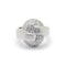 Bague 58 Bague en or blanc et diamants 58 Facettes 170127R
