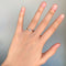 Bague 50 Solitaire - Bague en platine et diamants 58 Facettes 150222R
