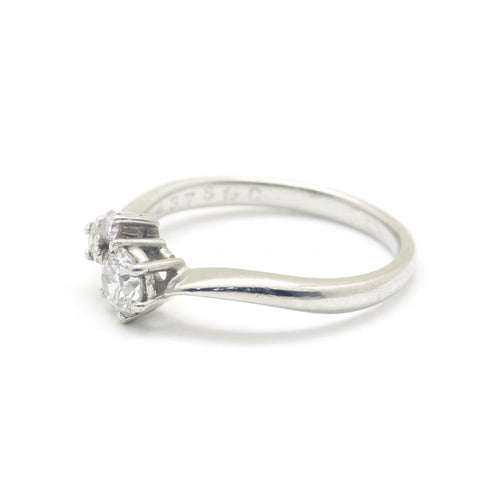 Bague 50 Solitaire - Bague en platine et diamants 58 Facettes 150222R