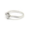 Bague 50 Solitaire - Bague en platine et diamants 58 Facettes 150222R