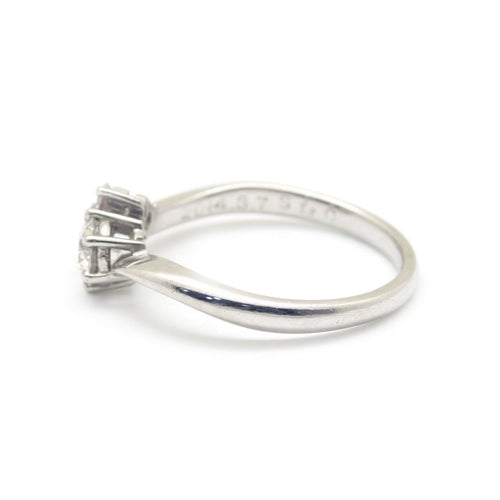 Bague 50 Solitaire - Bague en platine et diamants 58 Facettes 150222R