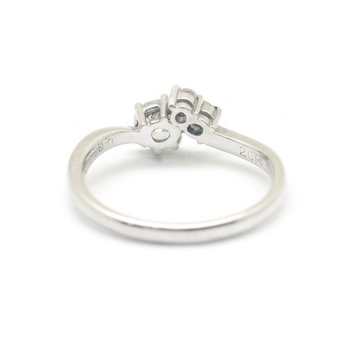 Bague 50 Solitaire - Bague en platine et diamants 58 Facettes 150222R