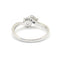 Bague 50 Solitaire - Bague en platine et diamants 58 Facettes 150222R
