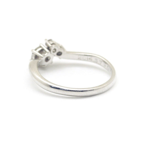 Bague 50 Solitaire - Bague en platine et diamants 58 Facettes 150222R