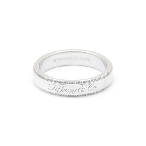 Bague 49 Tiffany & Co - Alliance Notes en platine 58 Facettes 150233R