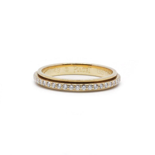 Bague 49 Piaget - Alliance Possession en or jaune et diamants 58 Facettes 220425R