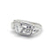 Ring 55 Ring i 750‰ hvidguld og diamanter 58 Facettes 230002SP