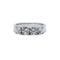 Size 50 ring Half-eternity ring in white gold and diamonds 58 Facettes 220503R