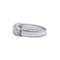 Size 50 ring Half-eternity ring in white gold and diamonds 58 Facettes 220503R