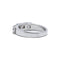 Size 50 ring Half-eternity ring in white gold and diamonds 58 Facettes 220503R