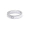 Ring 51 Half-eternity ring in white gold and diamonds 58 Facettes 180082R