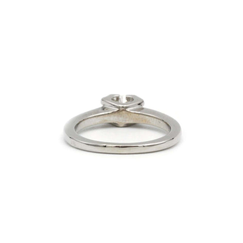 Bague 51 Solitaire - Bague en or blanc et diamant 58 Facettes 220500R