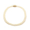 Necklace Double-strand necklace in yellow gold, cultured pearls and diamonds 58 Facettes 150004SP