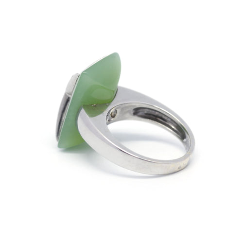 Ring 56 Mauboussin - Göttlicher Sternring aus Weißgold, Achat und Diamanten 58 Facettes 140509R