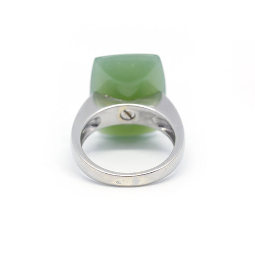 Ring 56 Mauboussin - Göttlicher Sternring aus Weißgold, Achat und Diamanten 58 Facettes 140509R