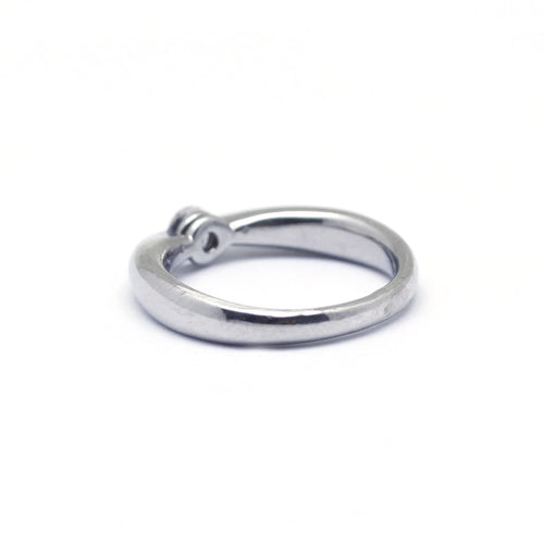 Anillo 51 diamante solitario - Anillo de platino y diamante 0,25 ct 58 Facettes 140490R