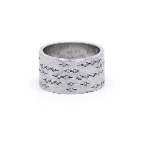 Bague 52 H.STERN - Bague Code en or blanc et diamants 58 Facettes 120369R