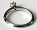 Ring 52 Tiffany & Co - The Tiffany Setting ring in platinum and diamond 58 Facettes Tiffany set 0.20
