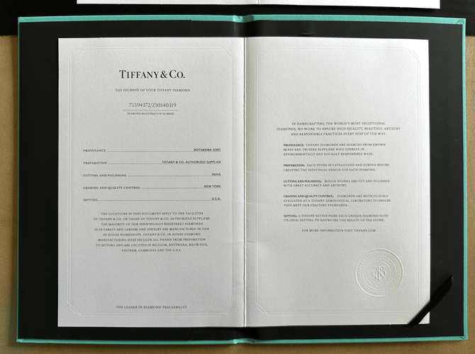 Ring 52 Tiffany & Co - The Tiffany Setting ring in platinum and diamond 58 Facettes Tiffany set 0.20