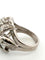 Ring 53 Ring with central emerald in platinum and diamonds 58 Facettes 562/26 A