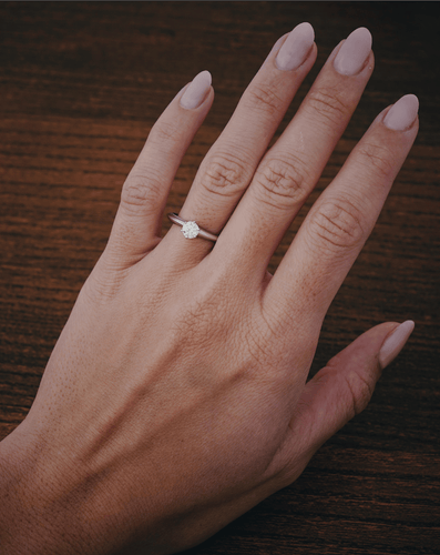 Anello 47.5 Tiffany & Co - Anello Solitario in platino e diamante 58 Facettes Tiffany setting 0.27