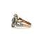 Belle Époque Ring 52 - Yellow gold ring, platinum and diamonds 58 Facettes 1443