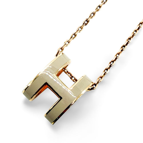 Ketting Hermès Pop H - Hanger ketting van metaal en email 58 Facettes wfbv9otd2s