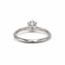 Bague 57 Tiffany & Co. Setting - Bague solitaire en platine avec diamant 58 Facettes 260202R
