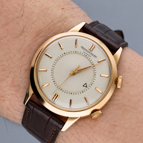 Hodinky Jaeger-LeCoultre Memovox - hodinky 37 mm z růžového zlata 58 Facettes FB11933