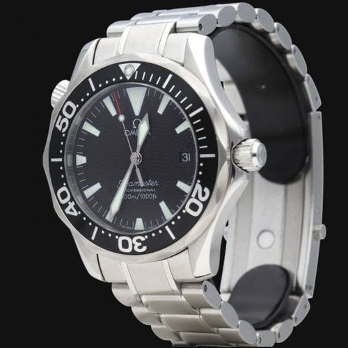 Orologio Omega - Orologio Seamaster 300M in acciaio 58 Facettes MT48161