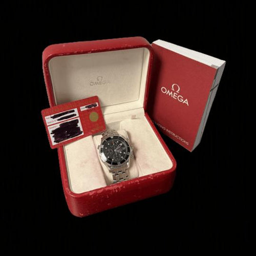 Omega Watch - Seamaster Diver 300M Chronograph watch in steel 58 Facettes MT48141