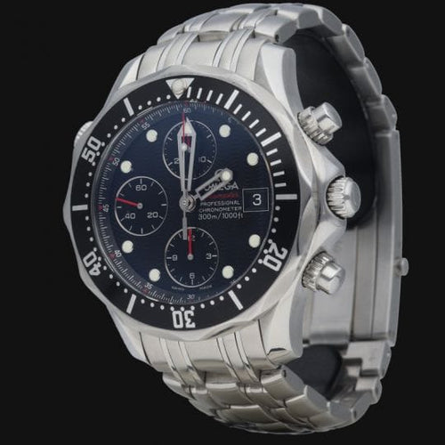 Omega Watch - Seamaster Diver 300M Chronograph watch in steel 58 Facettes MT48141