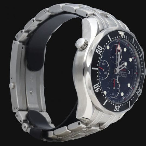 Omega Watch - Seamaster Diver 300M Chronograph watch in steel 58 Facettes MT48141