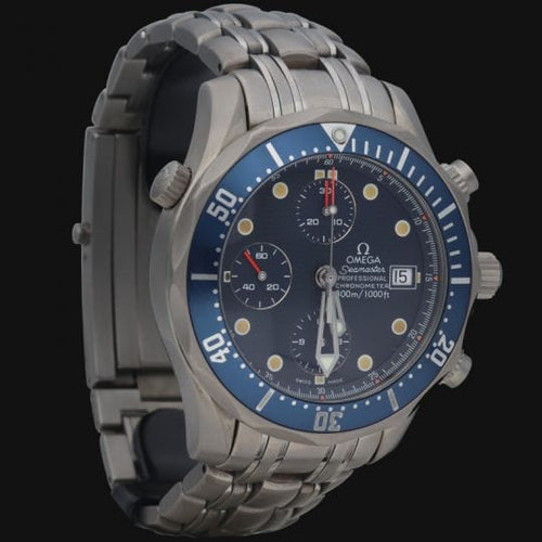 Omega watch - Seamaster Diver 300M Chronograph watch in titanium 58 Facettes MT48164