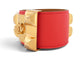 Armband Hermès Hondenhalsband Médor - Armband van roze Epsom-leer 58 Facettes 276893