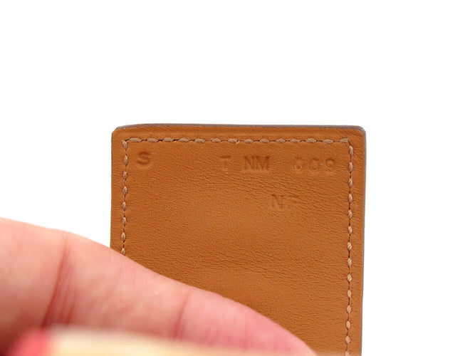 Armband Hermès Hondenhalsband Médor - Armband van roze Epsom-leer 58 Facettes 276893